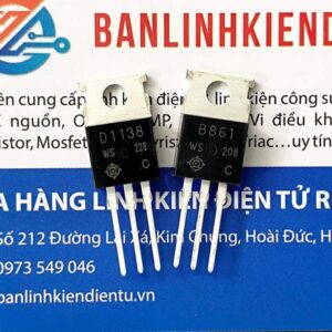 Cặp Sò B861 D1138 2A 200V TO-220C 3 D1138 B861