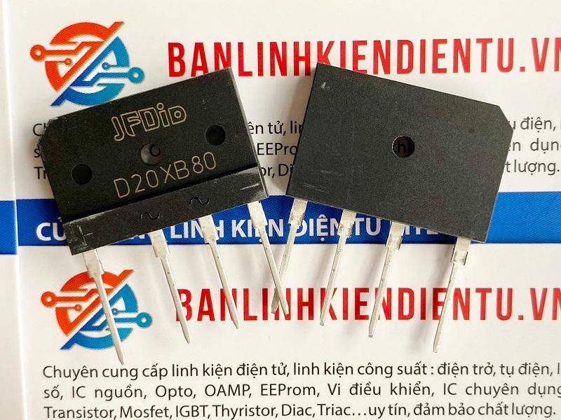 Diode cầu chỉnh lưu D20XB 80 D20XB80 20A 800V 2 Diode cầu D20XB80