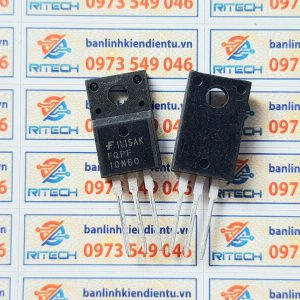 FQPF10N60C, FQPF10N60, 10N60, N MOSFET 10A 600V Kiểu Chân TO220F 3 FQPF10N60 2