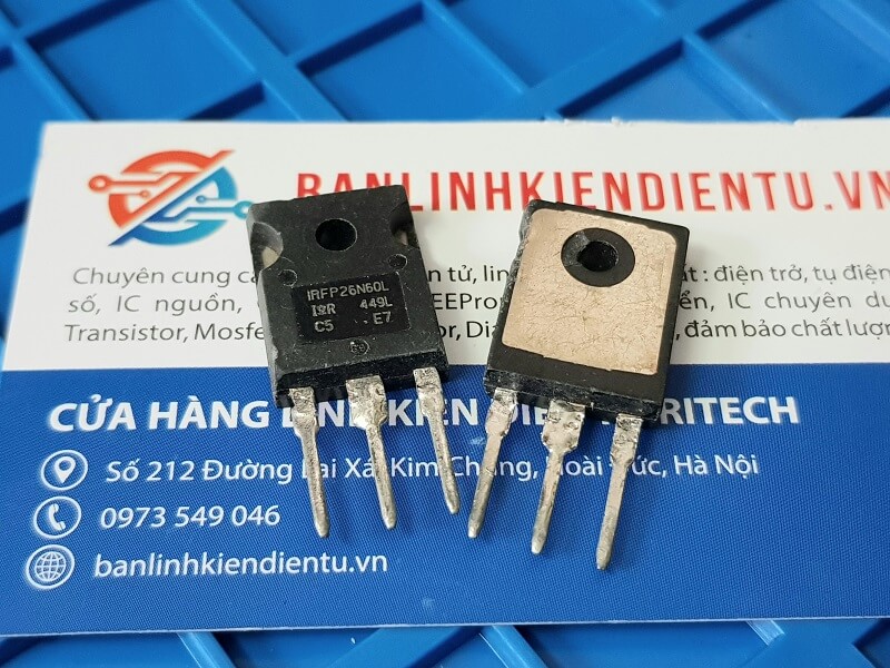 IRFP26N60L Mosfet Kênh-N 600V/26A TO-247 1 IRFP26N60L Mosfet Kênh-N 600V/26A TO-247