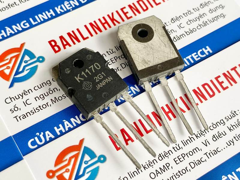 K1170, 2SK1170 Mosfet Kênh-N 20A 500V TO-3P (hàng tân trang) 1 K1170