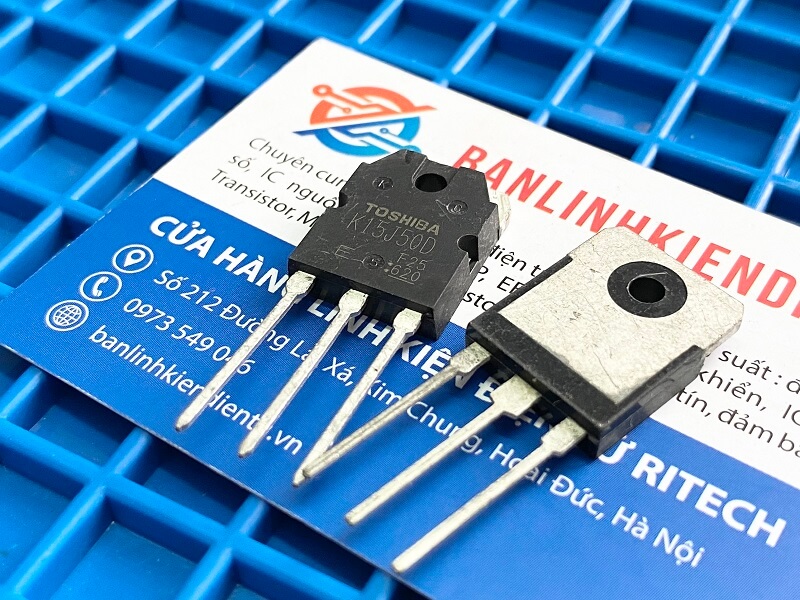 K15J50D, TK15J50D Mosfet Kênh-N 15A/500V TO-3P 1 K15J50D, TK15J50D Mosfet Kênh-N 15A/500V TO-3P