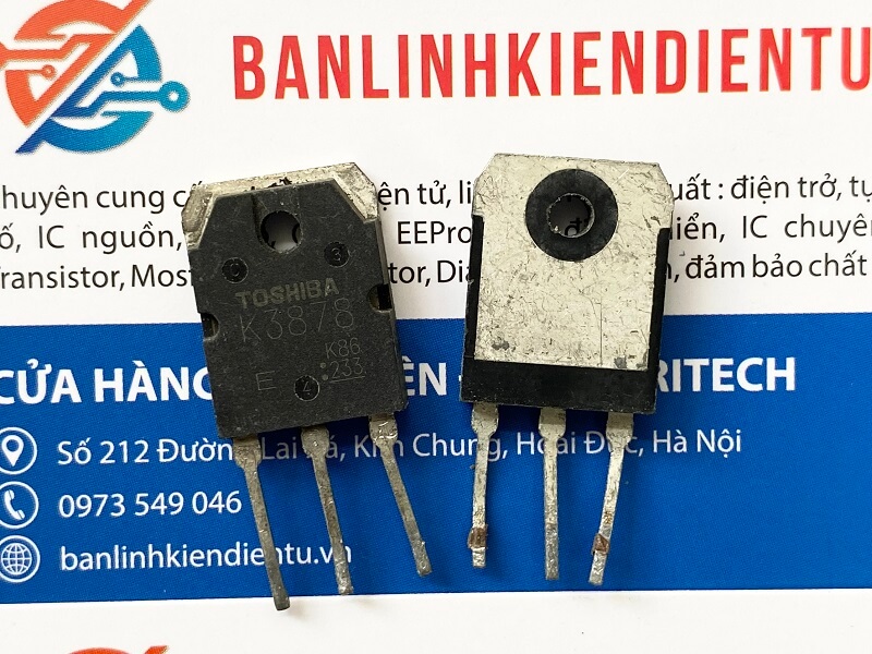 K3878 2SK3878 Mosfet Kênh-N 9A/900V TO-3P Tháo Máy 1 K3878 -thao-may