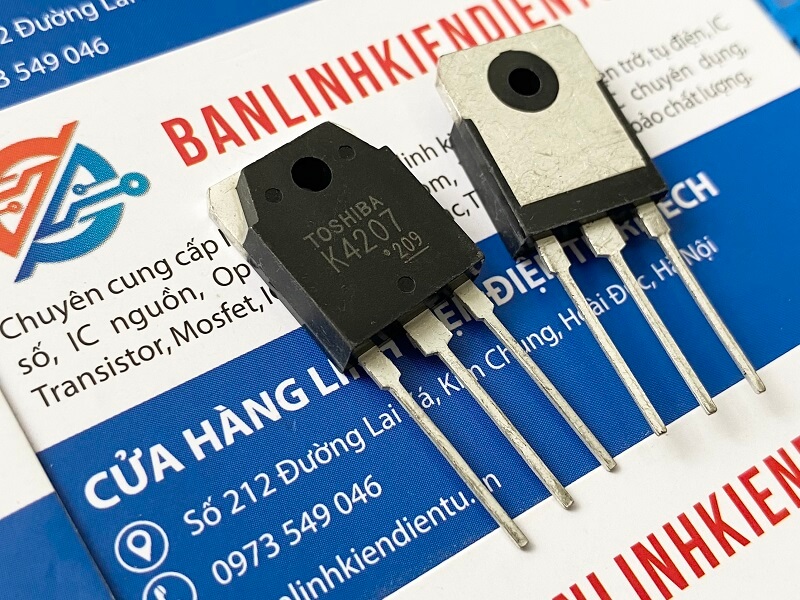 K4207, 2SK4207 Mosfet Kênh-N 900V/13A TO-3P 1 K4207-MOSFET