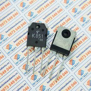 Alternative view of K851 2SK851 Mosfet Kênh N 30A 200V TO-3PI