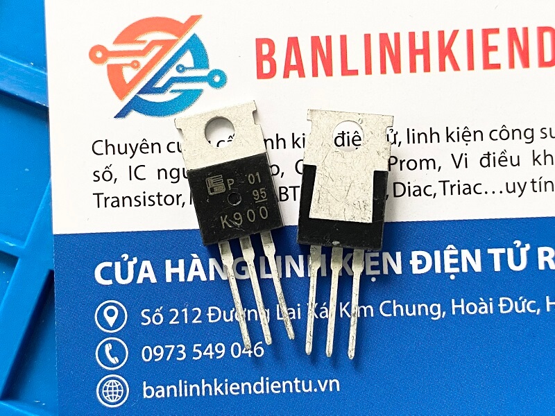 K900, 2SK900 Mosfet Kênh N 12A 250V TO-220 1 K900, 2SK900 Mosfet Kênh N 12A 250V TO-220