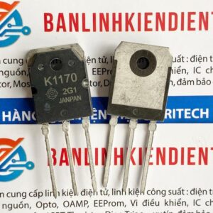 K1170, 2SK1170 Mosfet Kênh-N 20A 500V TO-3P (hàng tân trang) 3 K1170