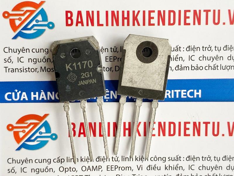 K1170, 2SK1170 Mosfet Kênh-N 20A 500V TO-3P (hàng tân trang) 2 K1170