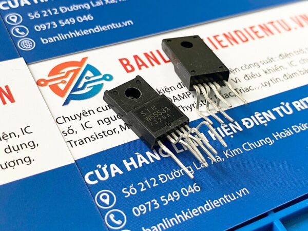 IC nguồn TO220F-5 STRW6553A, STR-W6553A