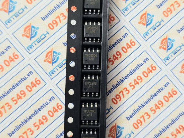 TPC8206 Dual N-MOSFET 5A/60V/40mR SOP-8 - Ảnh 2