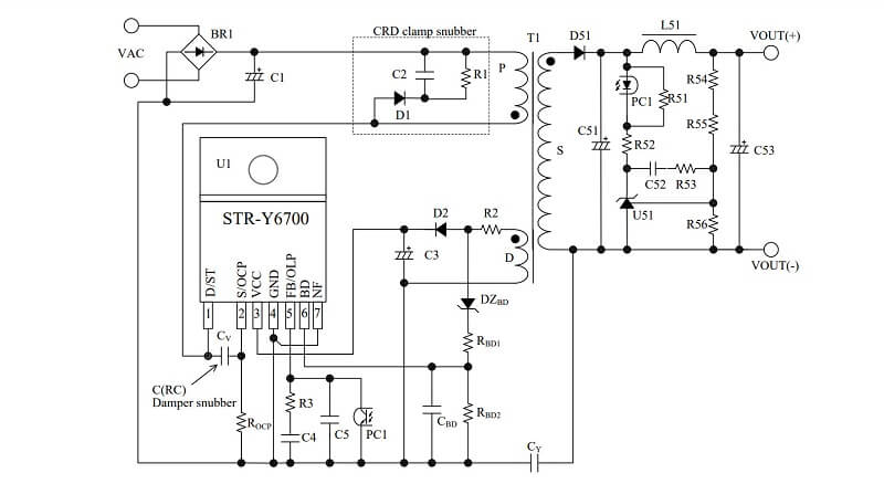 STR Y6763, STR-Y6763, STRY6763 IC Nguồn TO220F-7 10 Ung dung Y6763