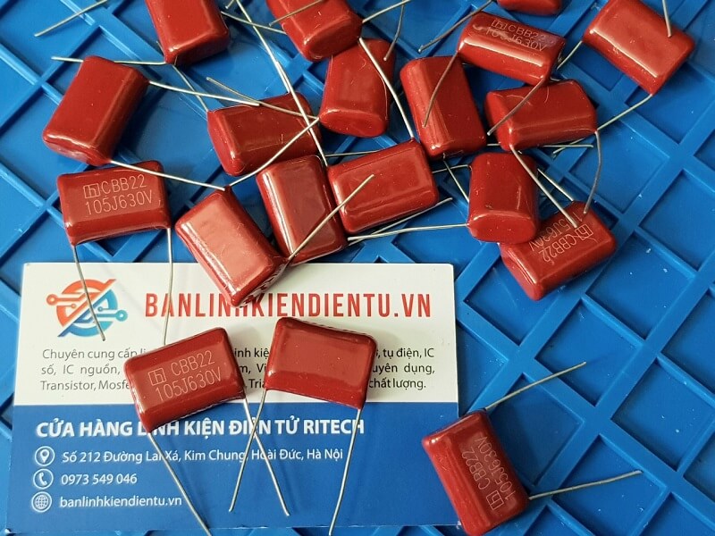 CBB 105J 630V 105J630V 1.0UF kích thước 20mm 2 CBB 105J 630V 105J630V 1.0UF kích thước 20mm - Ảnh 2