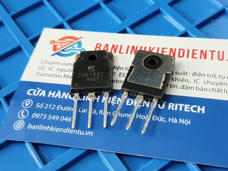 2SK1937, K1937 Mosfet Kênh-N 500V/15A TO-3P 1 2SK1937, K1937 Mosfet Kênh-N 500V/15A TO-3P