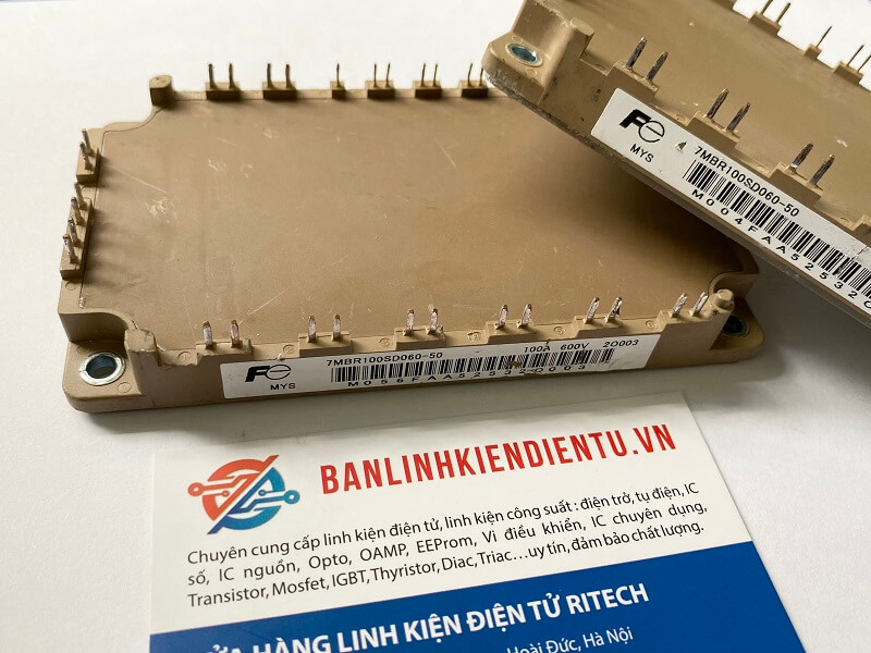 7MBR100SD060-50 IGBT Fuji 100A 600V (Tháo máy) 2 7MBR100SD060-50-IGBT-FUJI