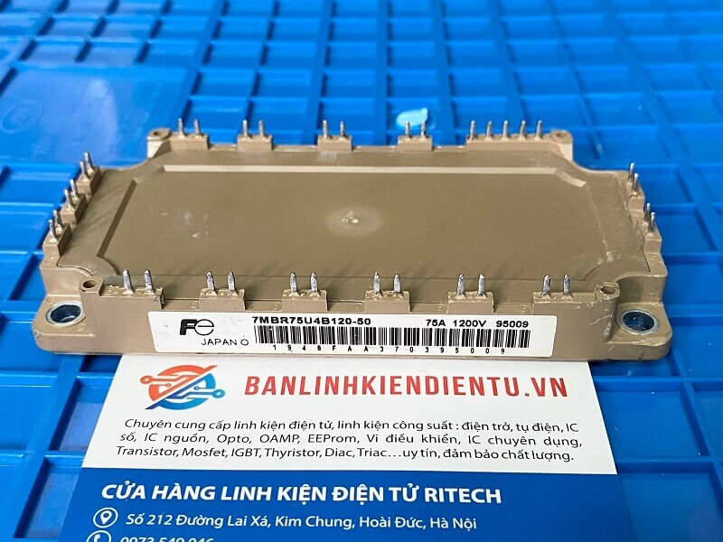 7MBR75U4B120-50 Module IGBT 75A 1200V (tháo máy) 1 7MBR75U4B120-50 Module IGBT 75A 1200V (tháo máy)
