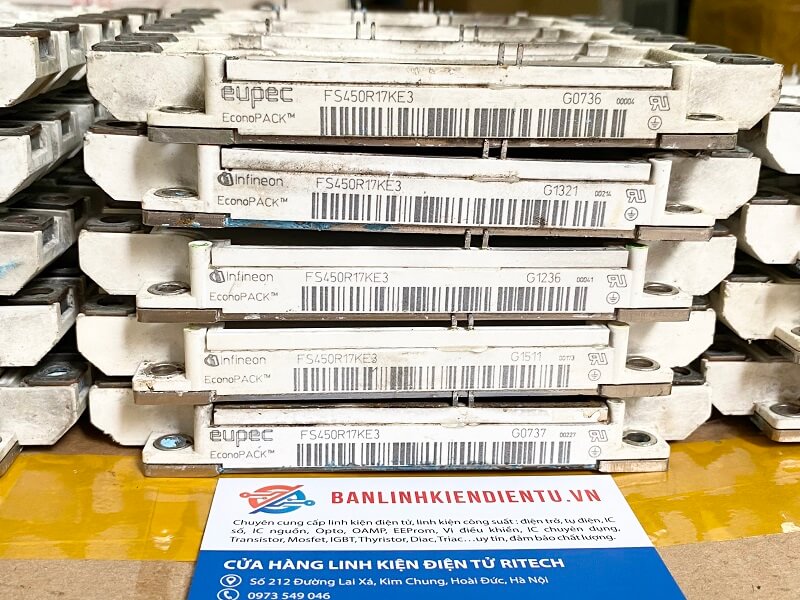 FS450R17KE3 Module IGBT Infineon 450A 1700V (tháo máy) 1 FS450R17KE3 tm
