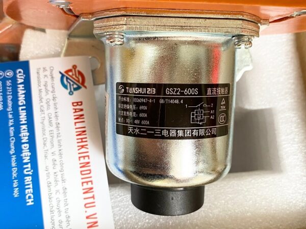 GSZ2-600S Contactor đơn DC24V dòng điện 600A - Ảnh 4