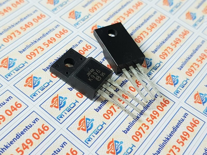 K996, 2SK996 Mosfet Kênh-N 4A/600V TO-220 2 K996, 2SK996 Mosfet Kênh-N 4A/600V TO-220 - Ảnh 2