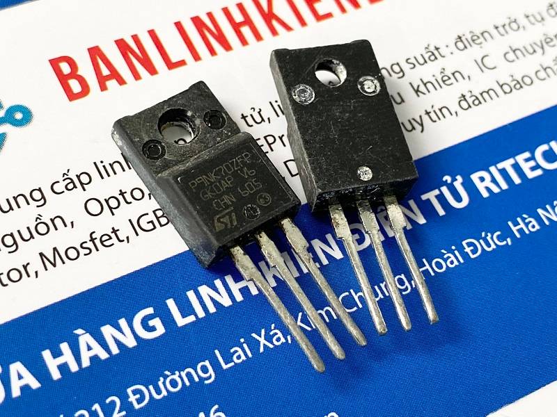 Mosfet kênh N 7.5A 700V P9NK70ZFP P9NK70 TO-220FP tháo máy 1 P9NK70ZFP