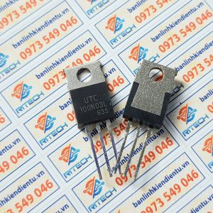 UTC100N03L, 100N03L Mosfet Kênh-N 30V/98A TO-220 2 UTC100N03L 2 1
