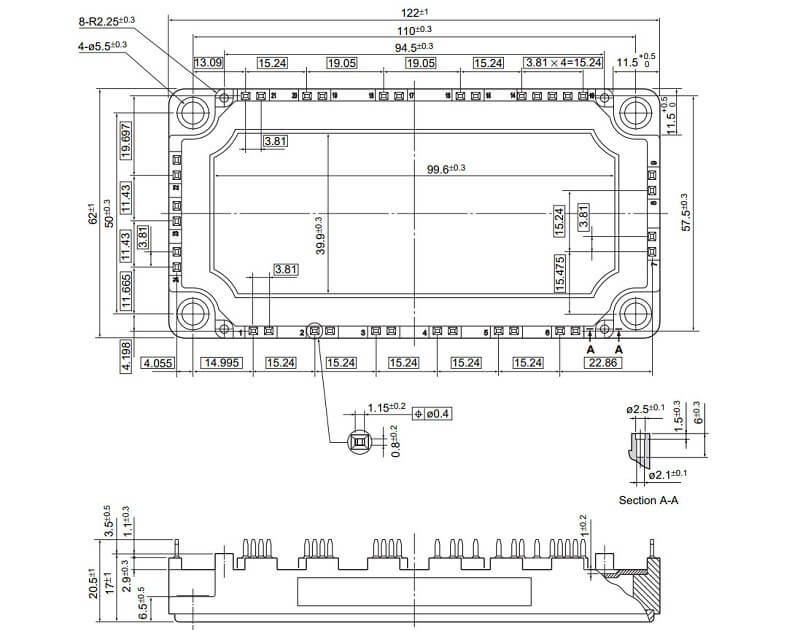 kich thuoc 7MBR50SB060-50