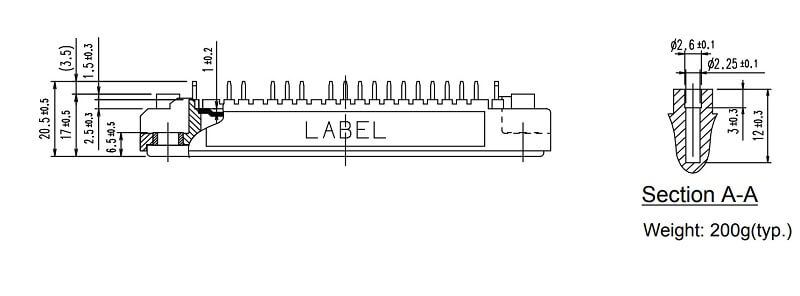 7MBR75VP060-50 IGBT 75A 600V 8 kich thuoc 7MBR75VP060