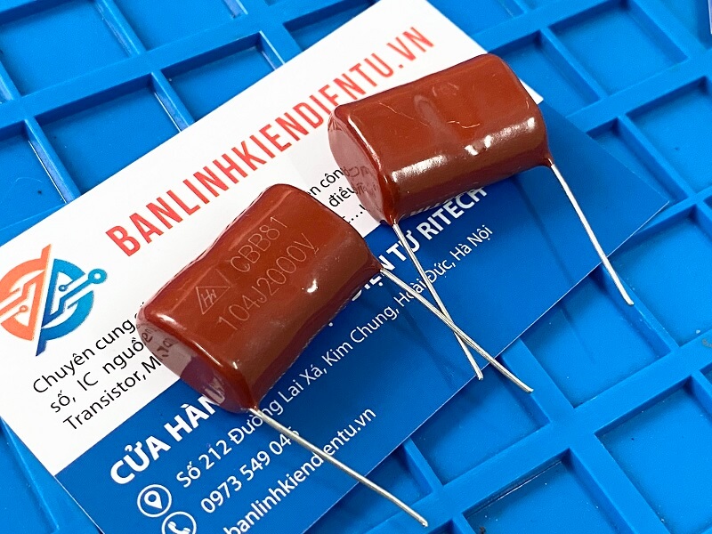 Tụ Điện Cao Áp CBB 104J 2000V 0.1UF 2KV 25mm - Ảnh 2