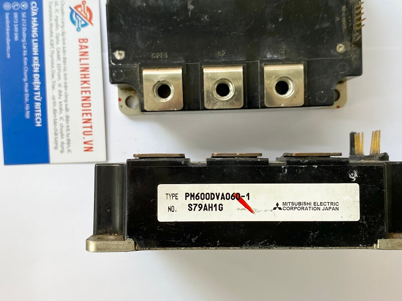 PM600DVA060-1 IGBT Mitsubishi 600A 600V tháo máy 3 PM600DVA060-IGBT