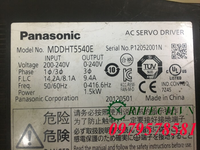 Sửa Servo Panasonic 4