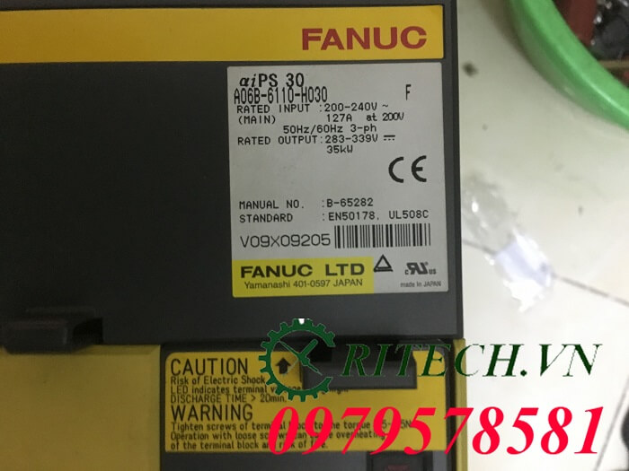 Sửa nguồn Fanuc A06B 6110 H030 5