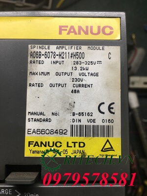 sửa Spindle Amplifier Fanuc 3