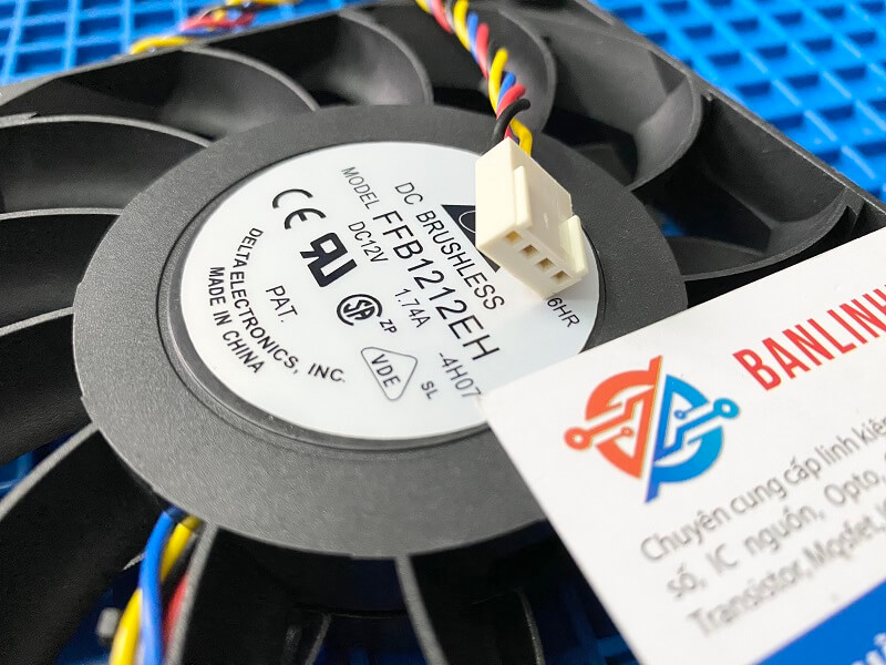 FFB1212EH Quạt Delta 12V-1.74A 120x120x25mm 3 FFB1212EH Quạt Delta 12V-1.74A 120x120x25mm - Ảnh 3