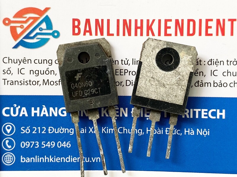G40N60UFD, SGH40N60UFD, G40N60 IGBT 40A/600V TO-3P 1 G40N60UFD-IGBT-THAO-MAY