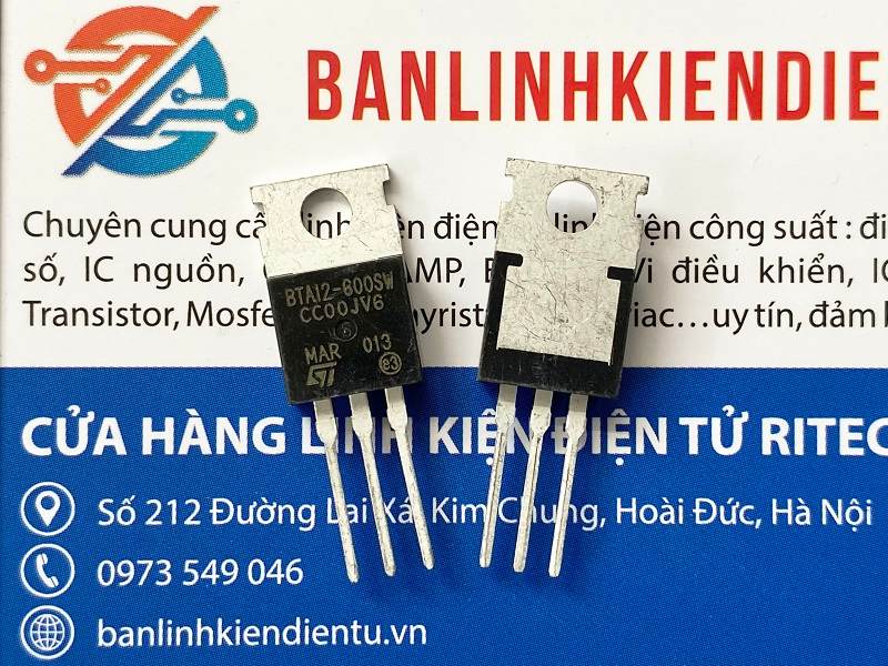Triac 12A 600V BTA12-600SW TO-220 2 Triac BTA12-600SW