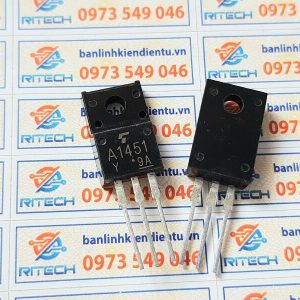 A1451, 2SA1451 Transistor PNP 50V-12A TO-220F 3 A1451 2