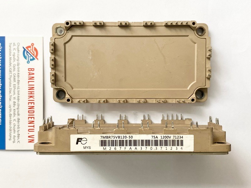 7MBR75VB120-50 IGBT Fuji 75A 1200V tháo máy 2 IGBT 7MBR75VB120-50