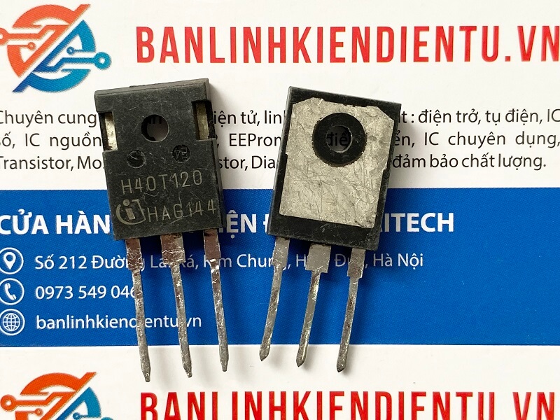 H40T120 IHW40T120 IGBT 40A 1200V TO-247 (Tháo Máy) 1 IHW40T120-IGBT-CU