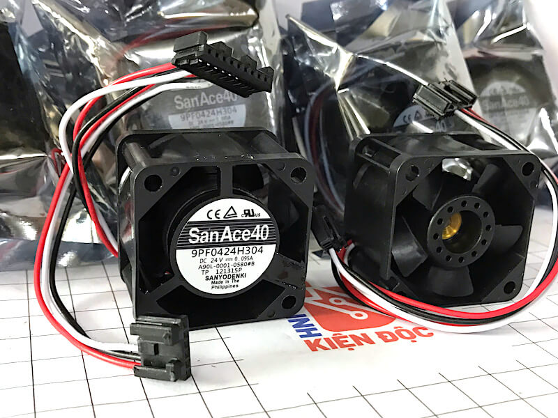 9PF0424H304, A90L-0001-0580#B Quạt SanAce40 24VDC 0.095A 40x40x28mm 1 9PF0424H304, A90L-0001-0580#B Quạt SanAce40 24VDC 0.095A 40x40x28mm