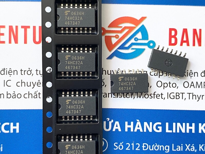 74HC32A 74HC32 IC số SOP-14 5.2mm 1 74HC32A 74HC32 IC số SOP-14 5.2mm