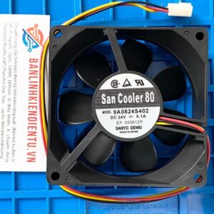 9A0824S402 Quạt Sanyo Denki 0.1A 24V 80x80x25mm