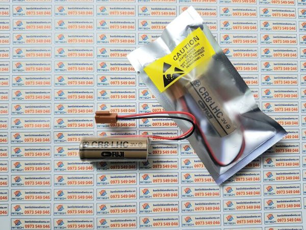 Pin nuôi nguồn CR8.LHC 3V Cho CPU Fanuc có điện trở