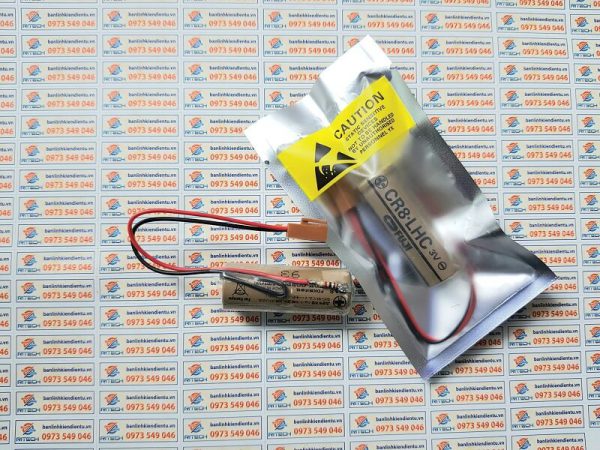 Pin nuôi nguồn CR8.LHC 3V Cho CPU Fanuc có điện trở - Ảnh 2