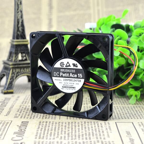 109P0812H708 Quạt Sanyo Denki 12V 0.2A 1 109P0812H708 (2)