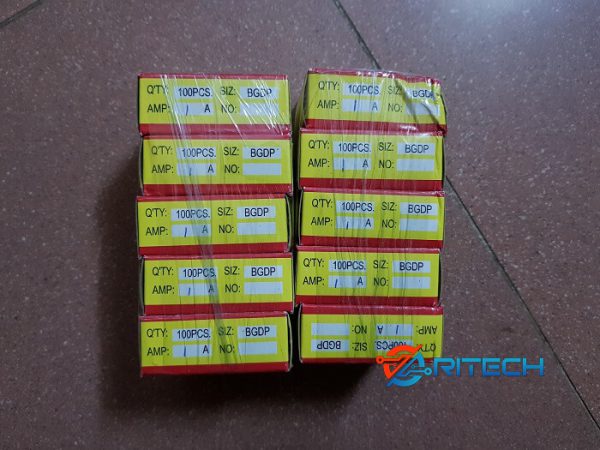 Cầu trì thủy tinh 1A 250V 5x20mm F1AL250V - Ảnh 2