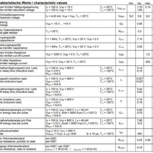 FF100R12YT3 IGBT 100A 1200V (tháo máy) 12 FF100R12YT3