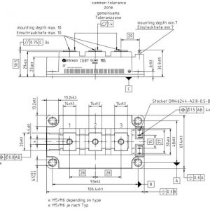 FF200R17KE4 IGBT Infineon 200A 1700V 8 FF200R17KE4