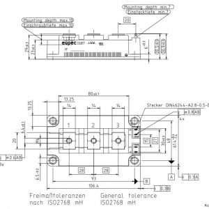FF300R17KE3 IGBT Infineon 300A 1700V 8 FF300R17KE3