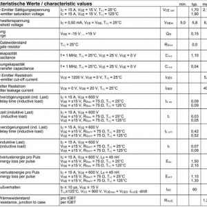 FP15R12KT3 IGBT 15A 1200V 11 FP15R12KT3