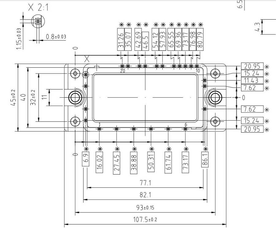 FP50R06KE3 IGBT 50A 1200V 17 FP50R06KE3