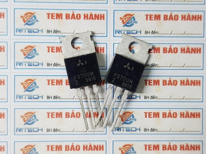FS70UM-2, FS70UM N-Channel MOSFET 70A/100V TO-220 1 FS70UM-2